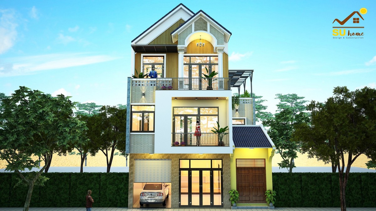 Thiết kế Biệt thự hiện đại tân cổ đà nẵng